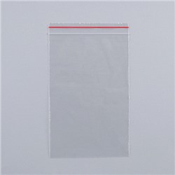 Пакеты с замком (зип-лок) 15х20 см, 30мкм, 100шт