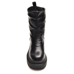 998 Fashion A5351-МП/Z Ботинки женские чер иск кожа, подклад нат шерсть