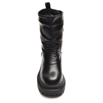 998 Fashion A5351-МП/Z Ботинки женские чер иск кожа, подклад нат шерсть