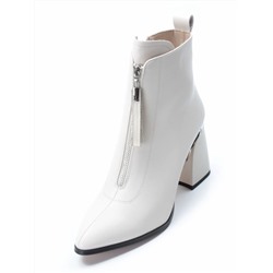 01-PCS124-3 BEIGE Ботинки демисезонные женские (натуральная кожа, байка)