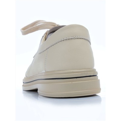 03-PDXL 95-3 BEIGE Полуботинки спортивные женские (натуральная кожа)