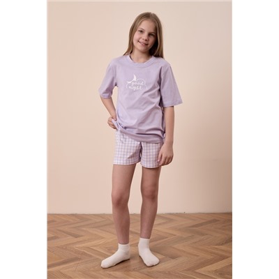Пижама футболка и шорты М225126Псб