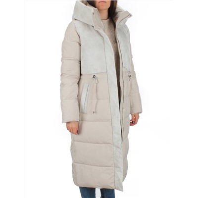 THD-608YC BEIGE Пальто зимнее женское (био-пух)
