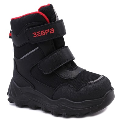 Ботинки зима Зебра 17838-1 черн ( 1,5)