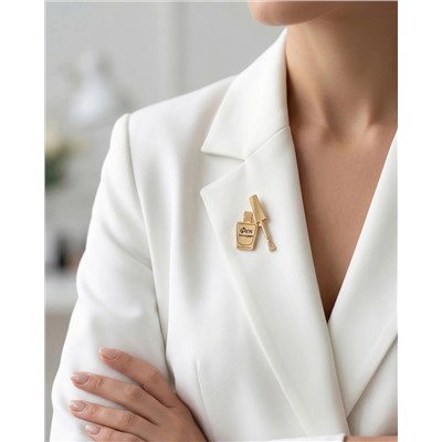 Брошь с гравировкой   Фея Маникюра