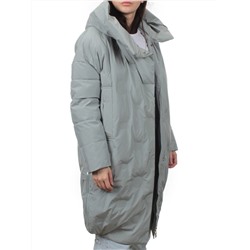 302 GRAY/LT. BLUE Пальто зимнее стеганое женское (200 гр. холлофайбер)