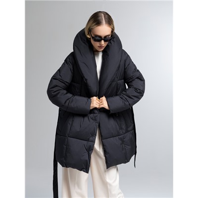 Пуховик женский черный