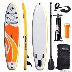 Надувная SUP доска COMIRON 320х80х15 Сапборд Supboard сап доска sup cапборд / GT150 /уп 1/ (Желтый)