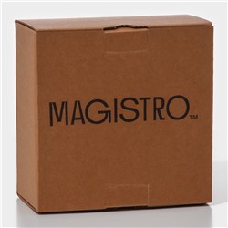 Ваза для фруктов Magistro «Фейерверк», 350 мл, 15×7.5 см, стекло, прозрачная