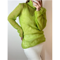 Джемпер - водолазка ALISA, Зеленое яблоко