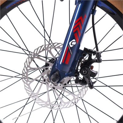 Велосипед 20" рама 12" 7sp COMIRON REBEL сине-красный