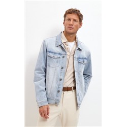 Куртка джинс F211-1272 l.blue