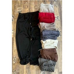 Брюки футер 3х нитка внутри флис 887 синий