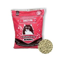 Наполнитель 20л ЭКСТРА для длинношерстных (впитывающий) СИБИРСКАЯ КОШКА