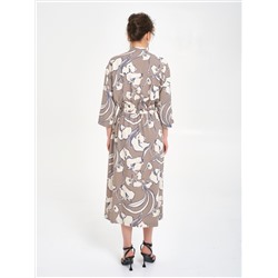 Платье из вискозы с принтом