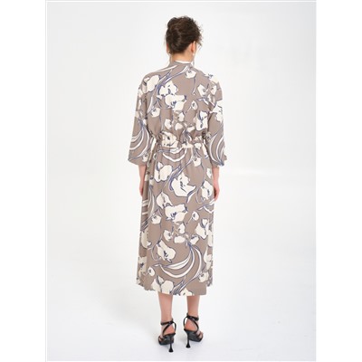 Платье из вискозы с принтом