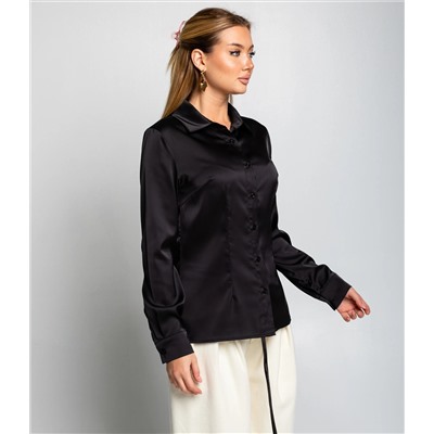 Блуза #ОКТ025022, чёрный