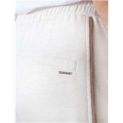 Прямые брюки с лампасами из эластичного футера двухнитки без начеса