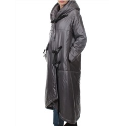 BM220 DK.GRAY Пальто зимнее облегченное женское (120 гр. холлофайбер)