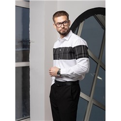 011J Мужская рубашка JenTa белый