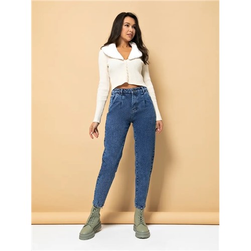 Джинсы MOM Цвет ТМ_СИНИЙ, Размер 33