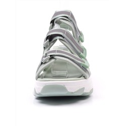 08-PED92-2 GREEN Босоножки (натуральная кожа, стелька натуральная кожа)