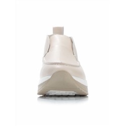 01-5576-2 BEIGE Ботинки демисезонные женские (натуральная кожа, байка)