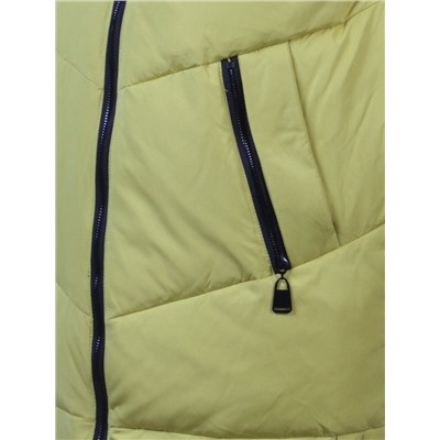 8039 YELLOW Пуховик  с брелоком JARIUS