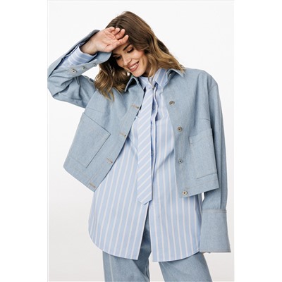 Блуза EOLA 3042.2 голубой