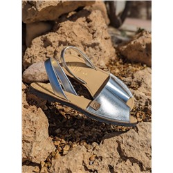 AB. Zapatos 3204 plat+Pelle CANDELA plata АКЦИЯ
