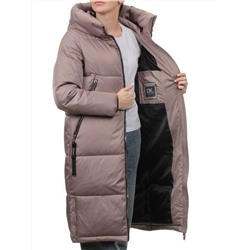 868 BEIGE Пальто зимнее женское (170 гр. холлофайбер)