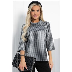 Джемпер Эдельвейс (черно-белый) Б12830-18М