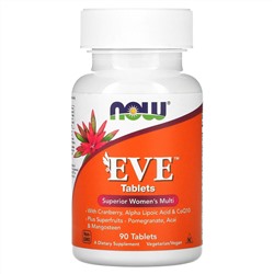 NOW Foods, Ева, улучшенные женские мультивитамины, 90 таблеток
