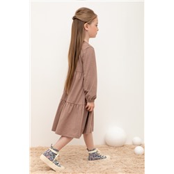 Платье холодный какао Crockid