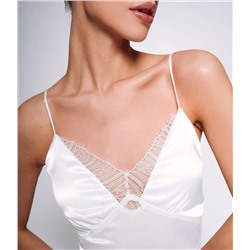 Топ #КТ68005, белый