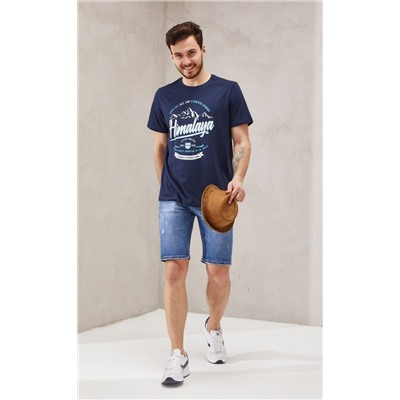 Футболка F111-06bb-659 d.blue