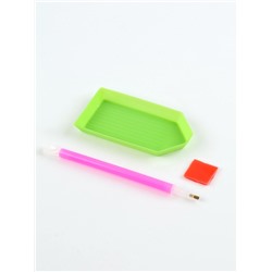 Алмазная мозаика с полным заполнением на холсте с подрамником «Ангел», 30×40 см