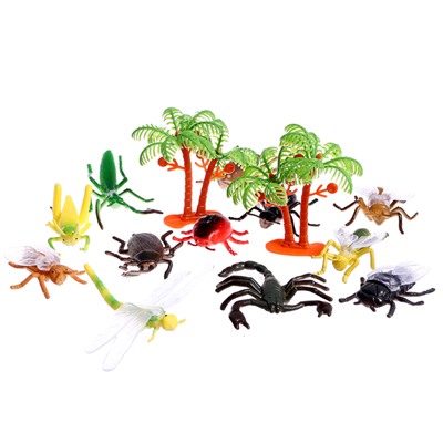 Набор животных «Насекомые», 12 фигурок с аксессуарами