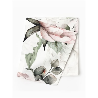 Полотенце «Этель. Пионы», 40×73 см, 100% хлопок, саржа 190 г/м²