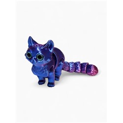 3Д - печатная игрушка «Котик», подвижная, цвет МИКС
