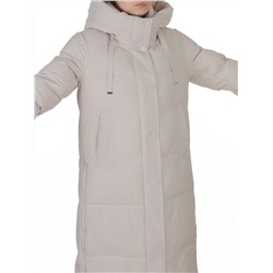 8312 LT. BEIGE Пальто зимнее женское (200 гр. холлофайбер)
