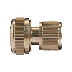 Коннектор, 3/4" (19 мм), быстросъёмное соединение, латунь, Greengo