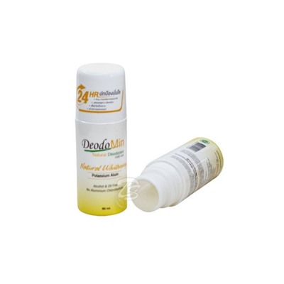 Роликовый дезодорант для защиты и осветления от DeodoMin Deodorant Roll-On Natural Whitening (Yellow) 60 мл