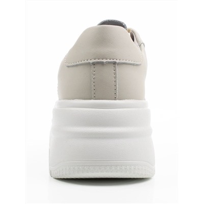 03-YH326-2 LT. BEIGE Полуботинки спортивные женские (натуральная кожа)