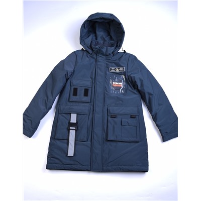 0557 Куртка на синтепоне Anernuo Синий/130
