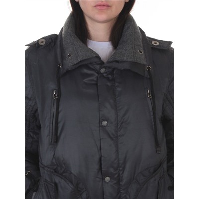 A003 DK. GREY Куртка демисезонная женская (120 гр. холлофайбер)