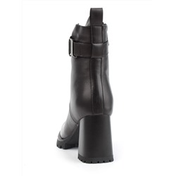 04-M3-L856 BLACK Ботильоны зимние женские (натуральная кожа, натуральный мех)