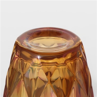 Стакан Magistro «Круиз», 240 мл, стекло, янтарный