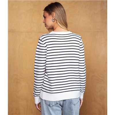 Джемпер #КТ712, белый