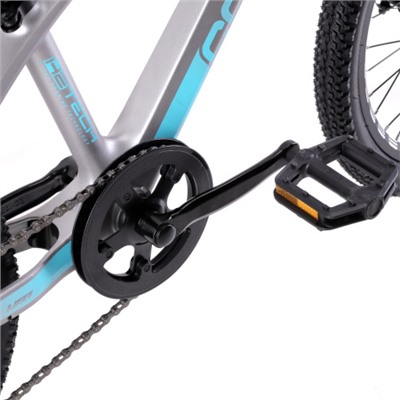 Велосипед 20" R20Ch COMIRON RAPID NEW серебристый